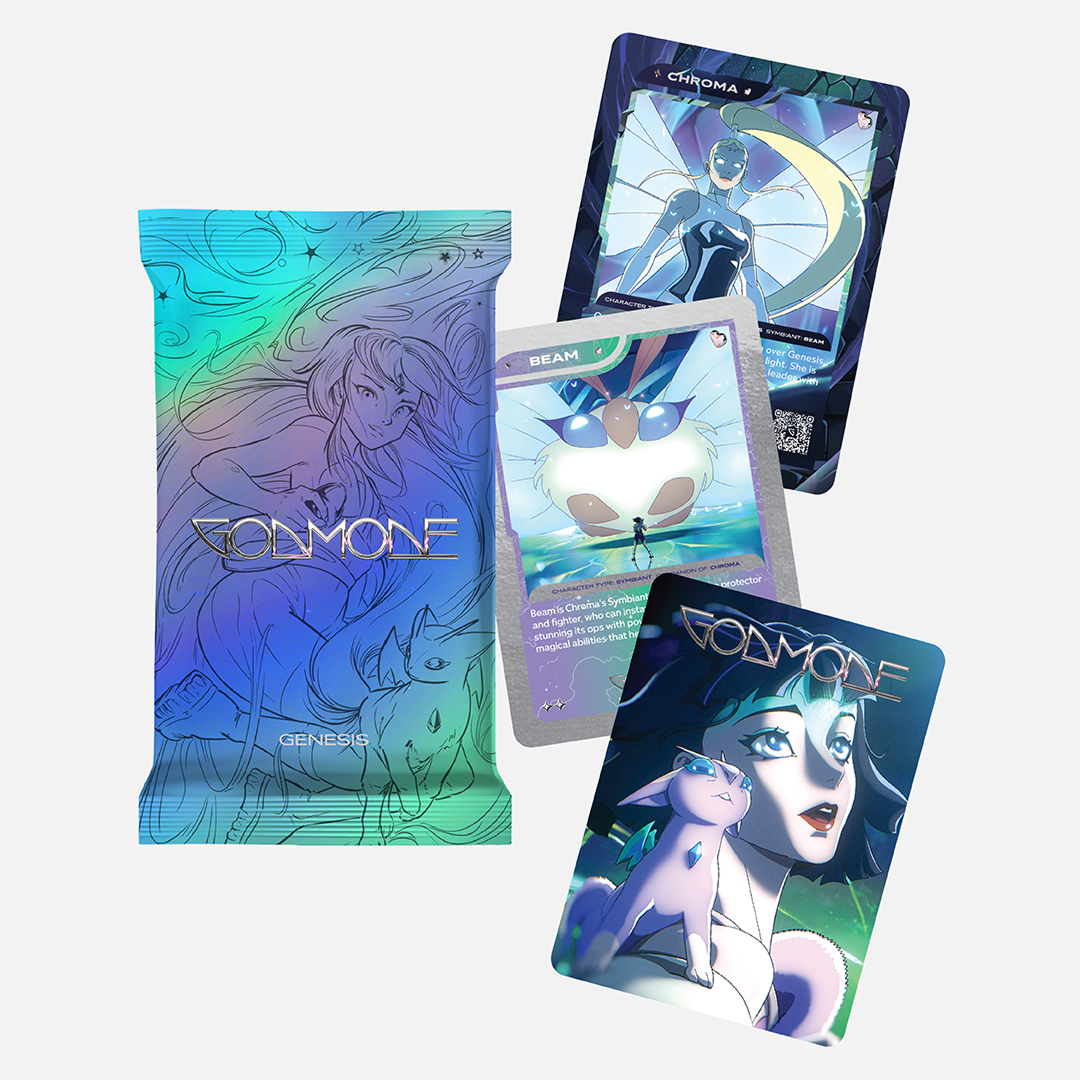 {Each 1st Edition Collectible Card Pack contains 3 randomly assorted cards. Cards are distributed in a blind pack, and duplicates may occur. -black}